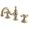 Kingston Brass KC7162AX 8" Widespread Bathroom Faucet, Polished Brass KC7162AX - alternate 1